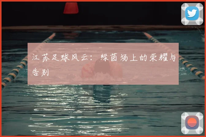 江苏足球风云:绿茵场上的荣耀与告别